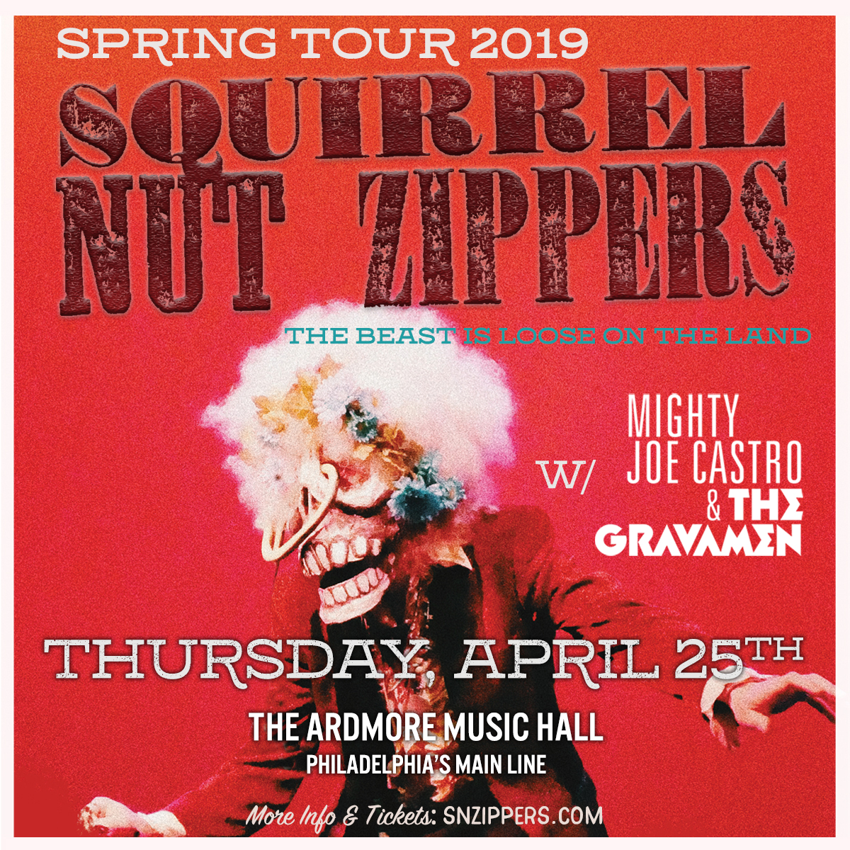 Mighty Joe Castro and the Gravamen with Squirrel Nut Zippers Ardmore Music Hall